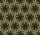 Free curling petal hexagons patterns