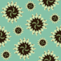 Free geometric night sun patterns