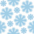 Free geometric node flake patterns