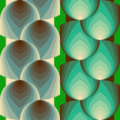 Free geometric wheat weave patterns