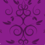 Free intertwining curl leaf patterns