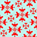 Free lace square geometry patterns