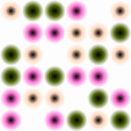 Free neon rings patterns