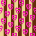 Free organic form vertical stripe patterns