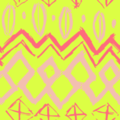 Free sketchy primitive patterns