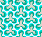 Free super string patterns