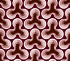 Free super string patterns