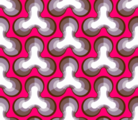 Free super string patterns