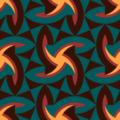 Free woven leaf checker patterns