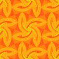 Free woven leaf geometry patterns